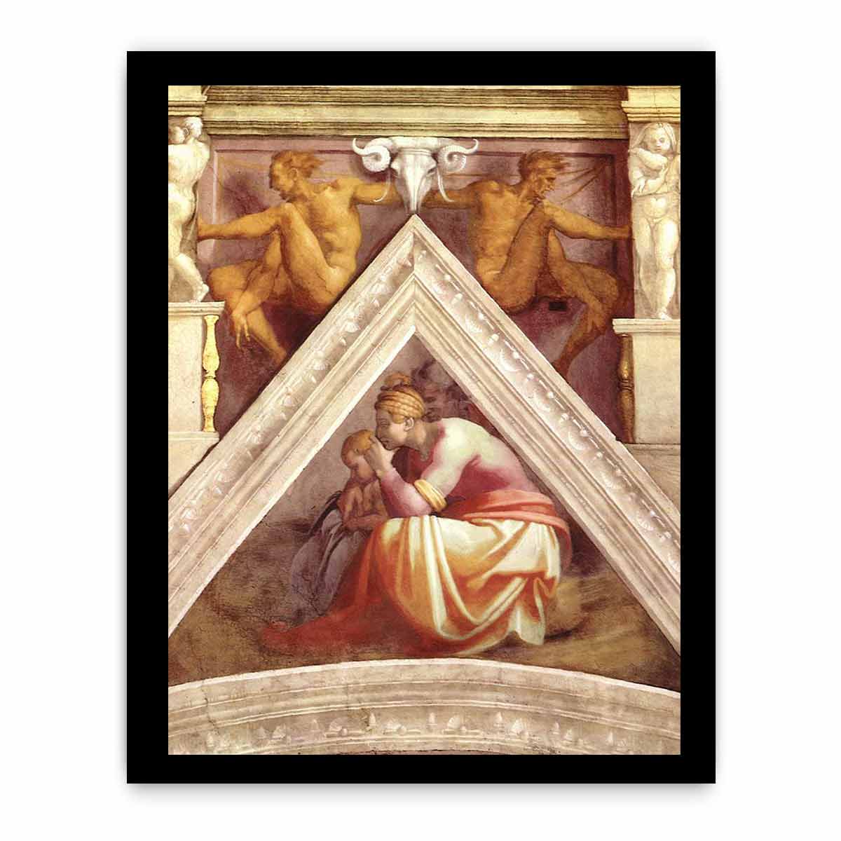 Ancestors of Christ: figures By Michelangelo Buonarroti