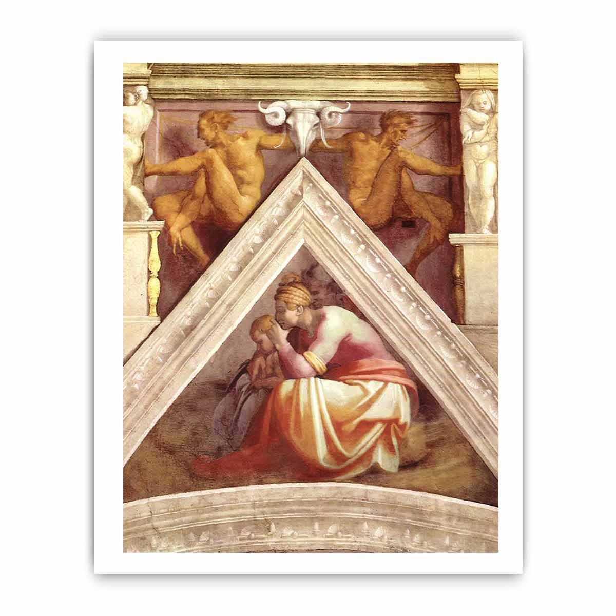 Ancestors of Christ: figures By Michelangelo Buonarroti