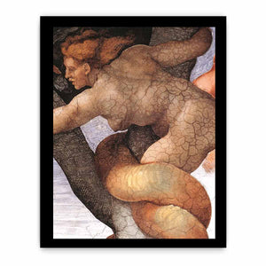 The Fall and Expulsion from Garden of Eden (detail) By Michelangelo Buonarroti