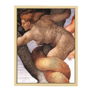 The Fall and Expulsion from Garden of Eden (detail) By Michelangelo Buonarroti