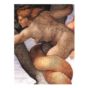 The Fall and Expulsion from Garden of Eden (detail) By Michelangelo Buonarroti