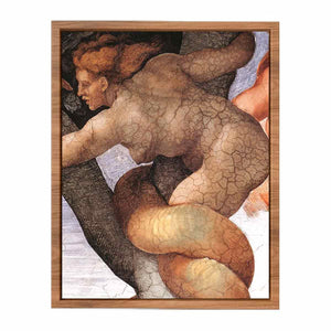 The Fall and Expulsion from Garden of Eden (detail) By Michelangelo Buonarroti