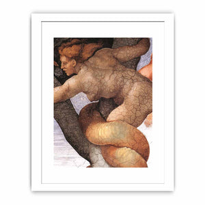 The Fall and Expulsion from Garden of Eden (detail) By Michelangelo Buonarroti