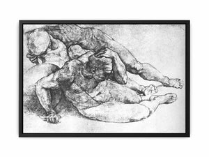 Male Figures By Michelangelo Buonarroti