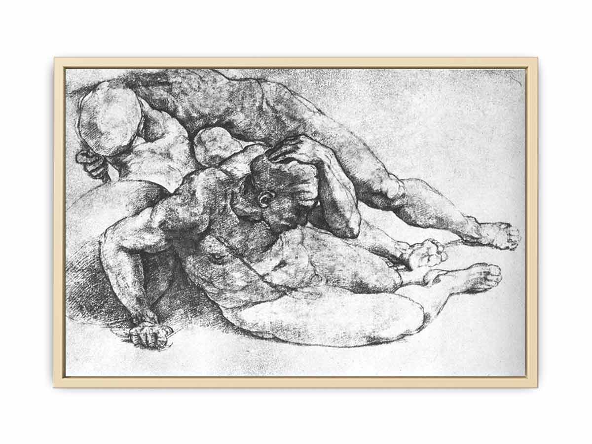 Male Figures By Michelangelo Buonarroti