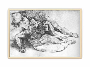 Male Figures By Michelangelo Buonarroti