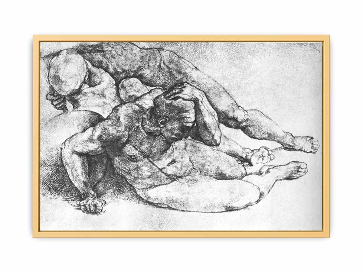 Male Figures By Michelangelo Buonarroti