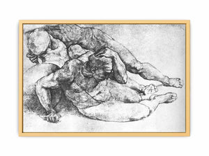 Male Figures By Michelangelo Buonarroti