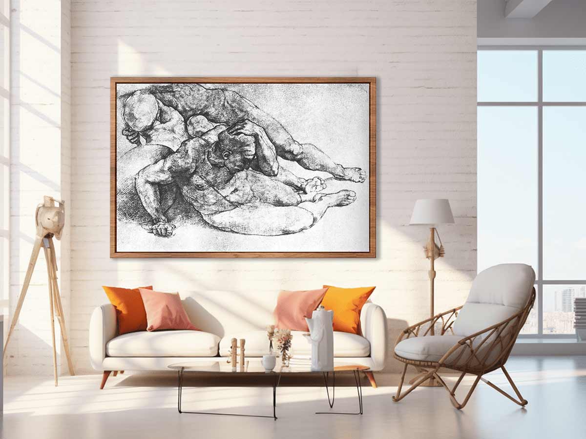 Two Figures (Study for The Last Judgement)