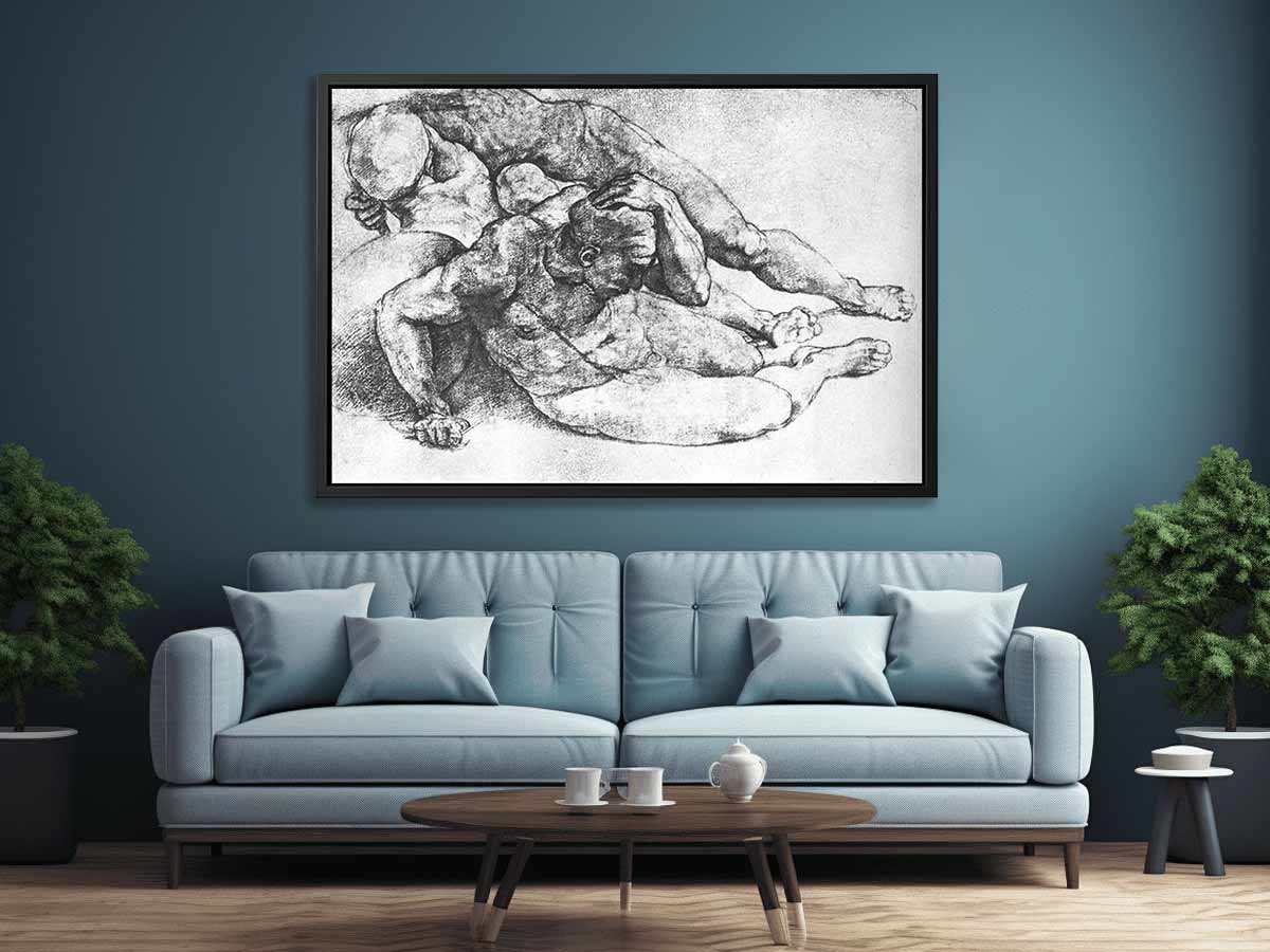 Male Figures By Michelangelo Buonarroti