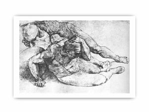 Male Figures By Michelangelo Buonarroti