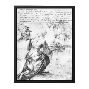 Back View of a Woman By Michelangelo Buonarroti