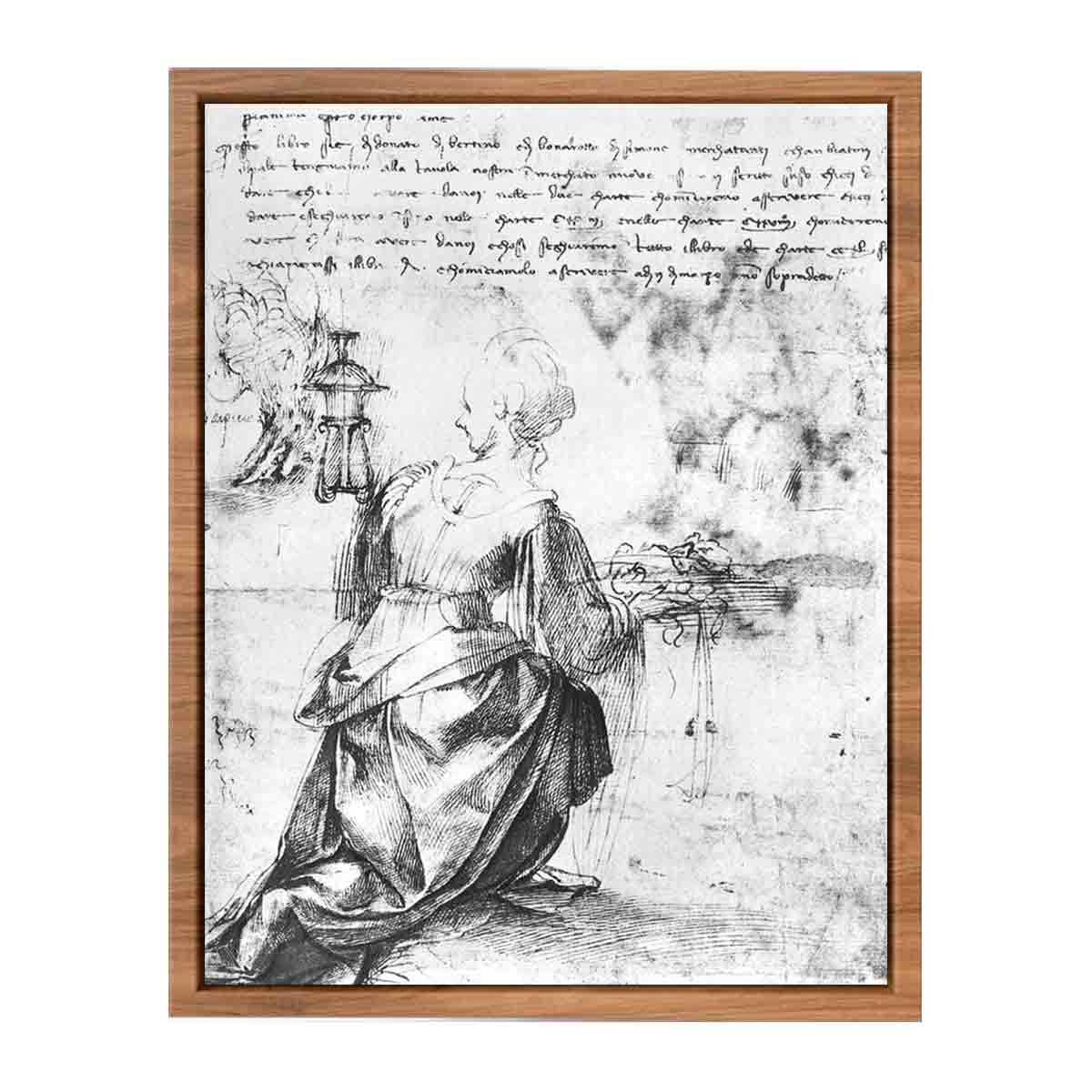 Back View of a Woman By Michelangelo Buonarroti