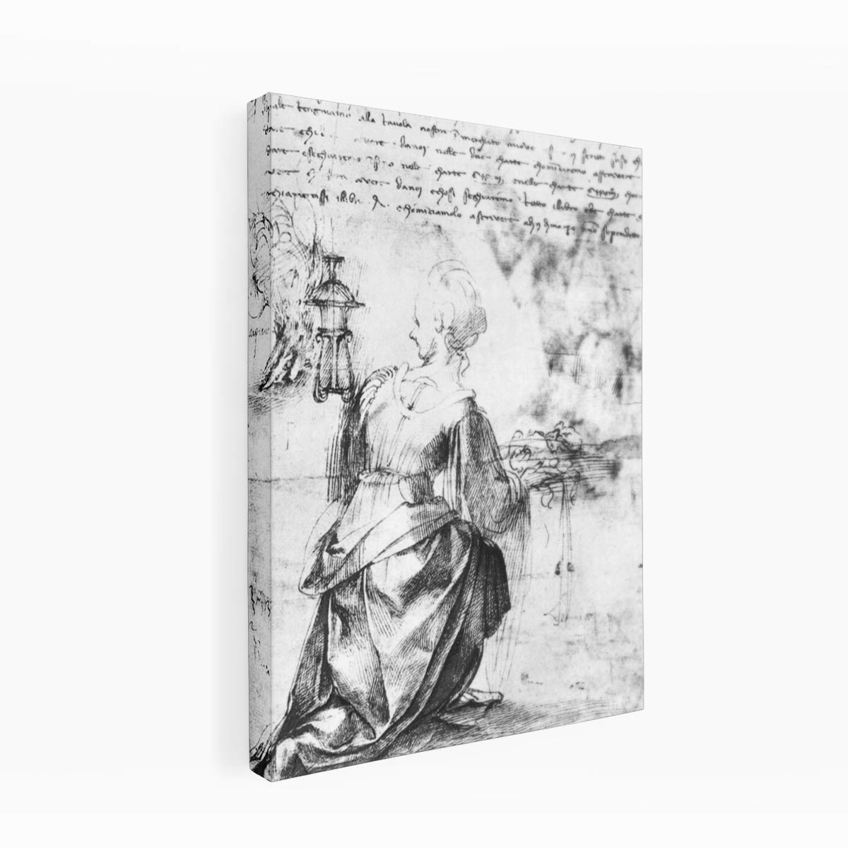 Back View of a Woman By Michelangelo Buonarroti