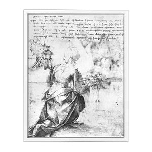 Back View of a Woman By Michelangelo Buonarroti