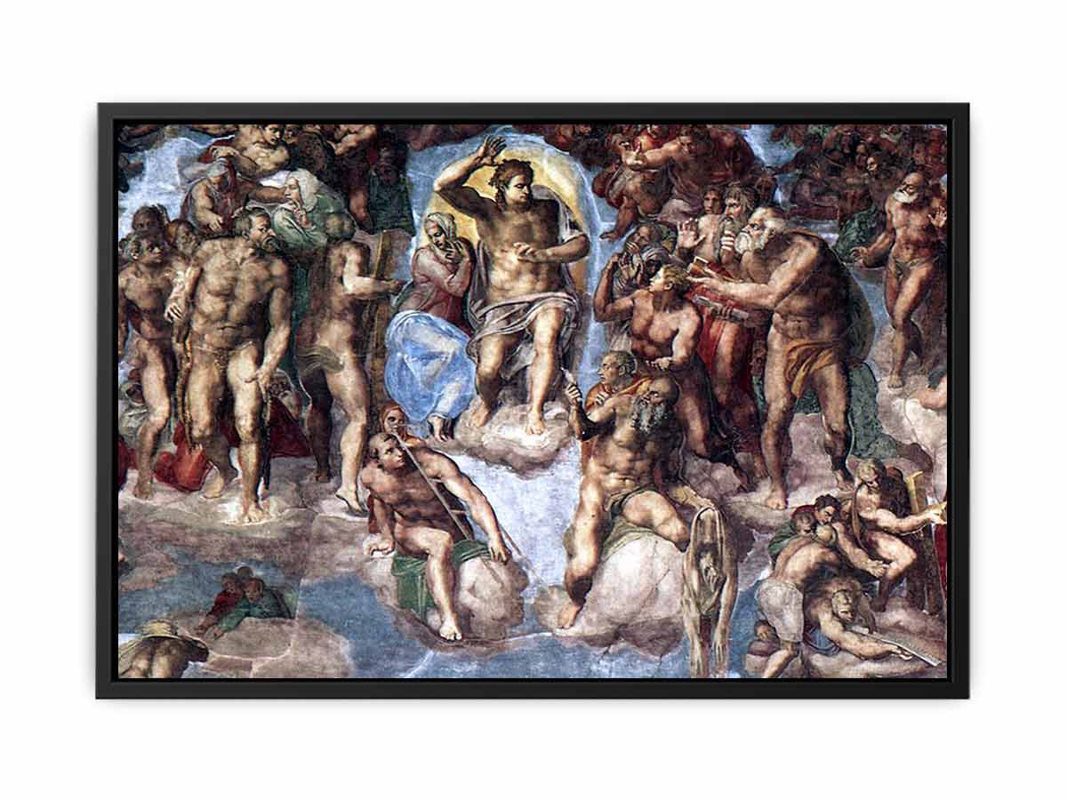 The Last Judgment (detail) By Michelangelo Buonarroti