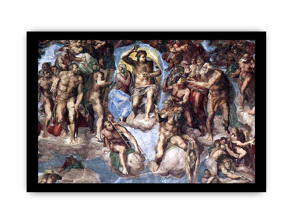 The Last Judgment (detail) By Michelangelo Buonarroti