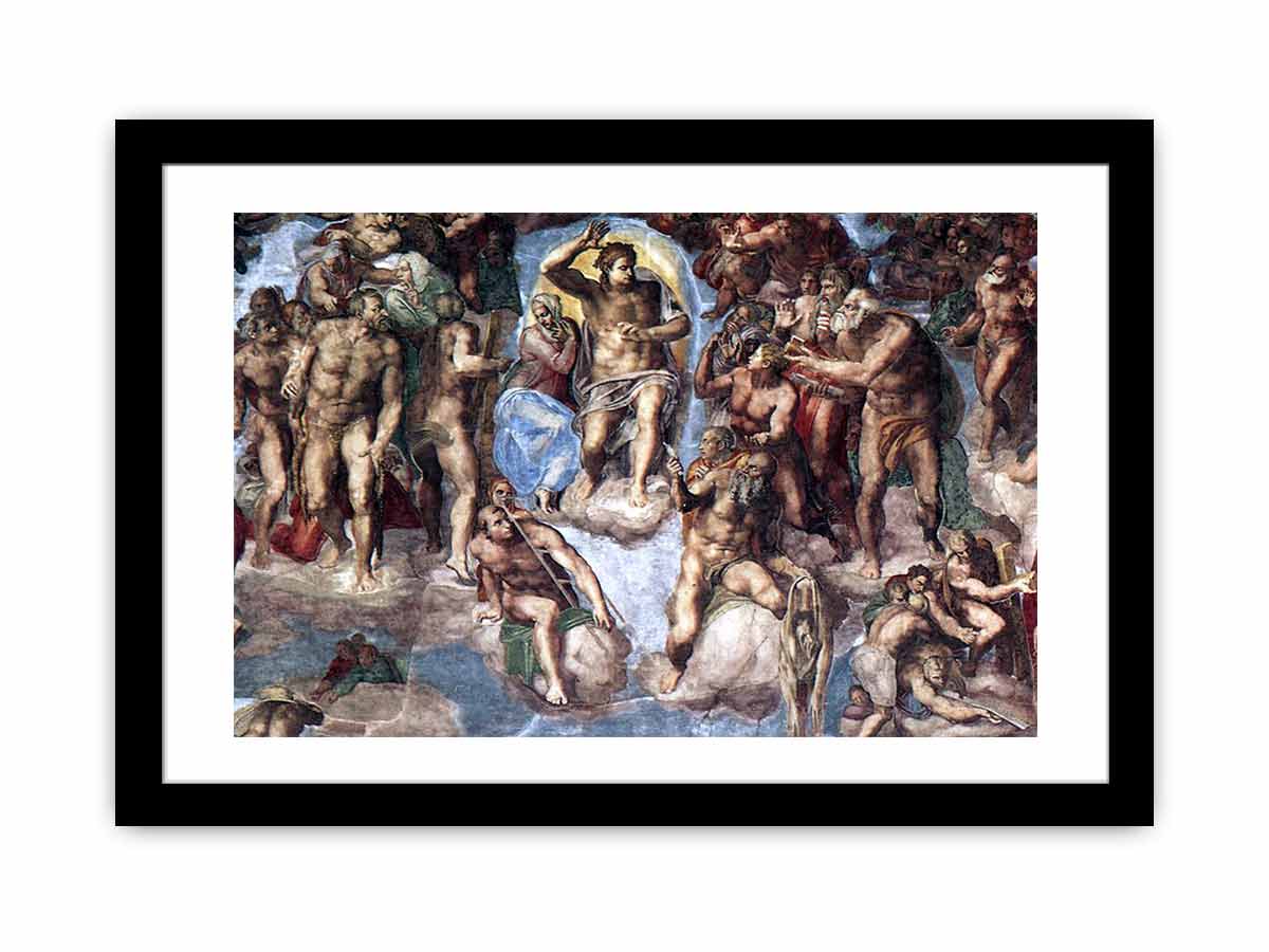 The Last Judgment (detail) By Michelangelo Buonarroti