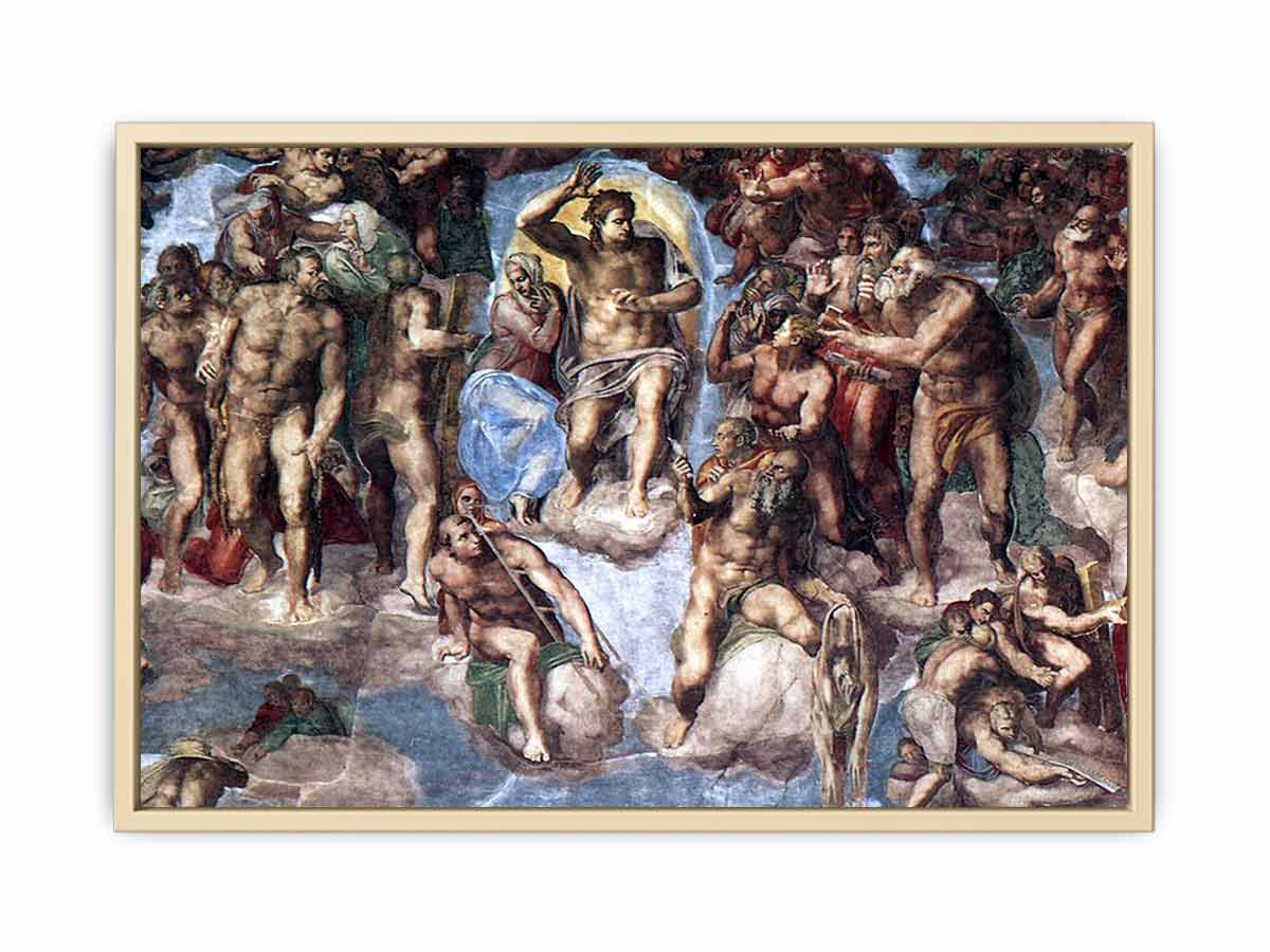 The Last Judgment (detail) By Michelangelo Buonarroti