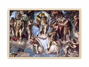 The Last Judgment (detail) By Michelangelo Buonarroti
