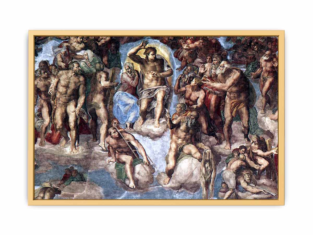 The Last Judgment (detail) By Michelangelo Buonarroti