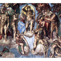 The Last Judgment (detail) By Michelangelo Buonarroti
