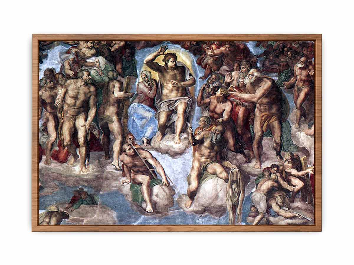 The Last Judgment (detail) By Michelangelo Buonarroti