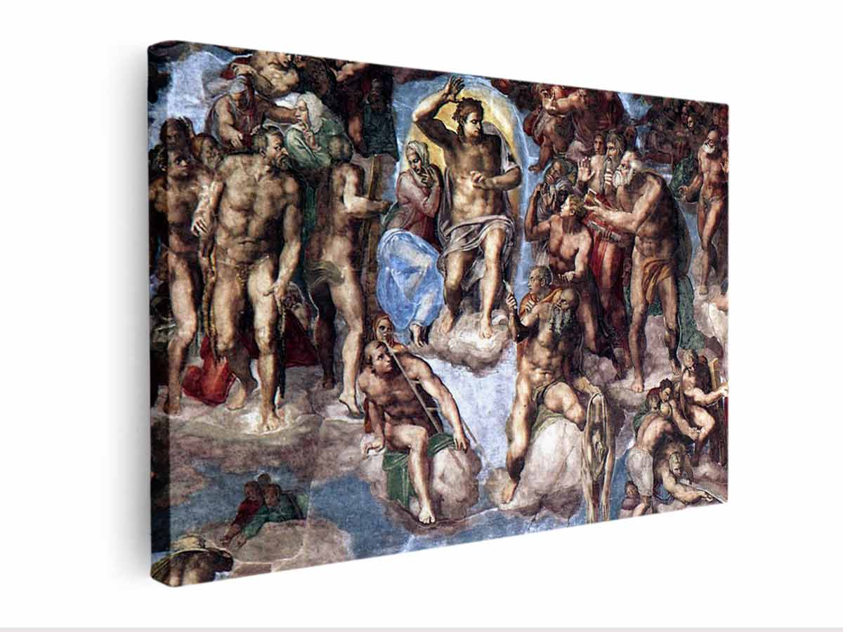 The Last Judgment (detail) By Michelangelo Buonarroti