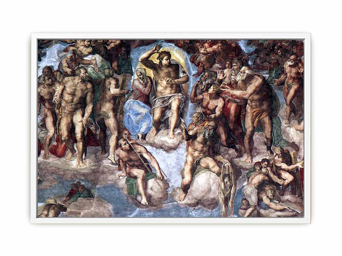 The Last Judgment (detail) By Michelangelo Buonarroti