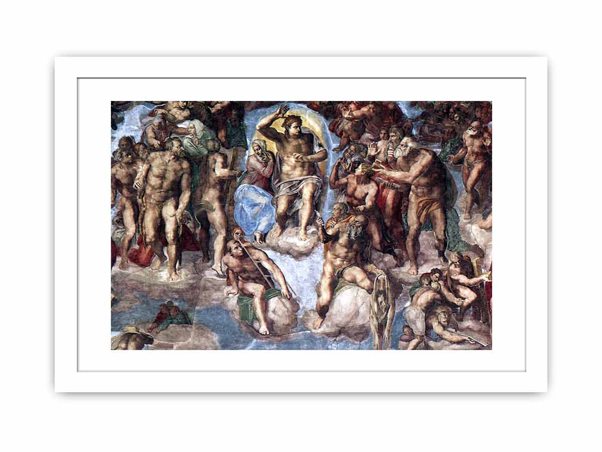 The Last Judgment (detail) By Michelangelo Buonarroti