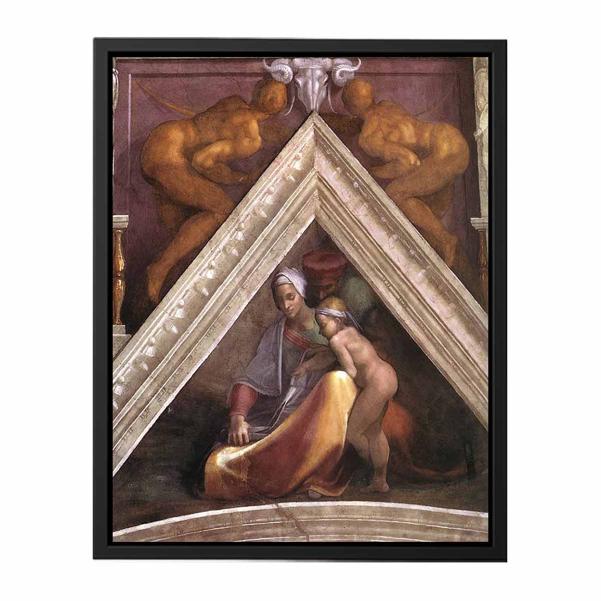 Ancestors of Christ: figures By Michelangelo Buonarroti