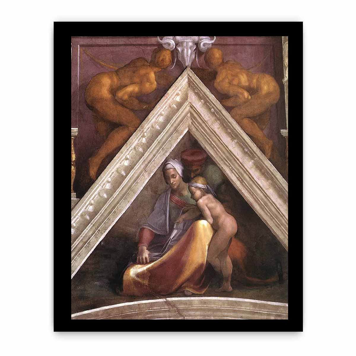 Ancestors of Christ: figures By Michelangelo Buonarroti