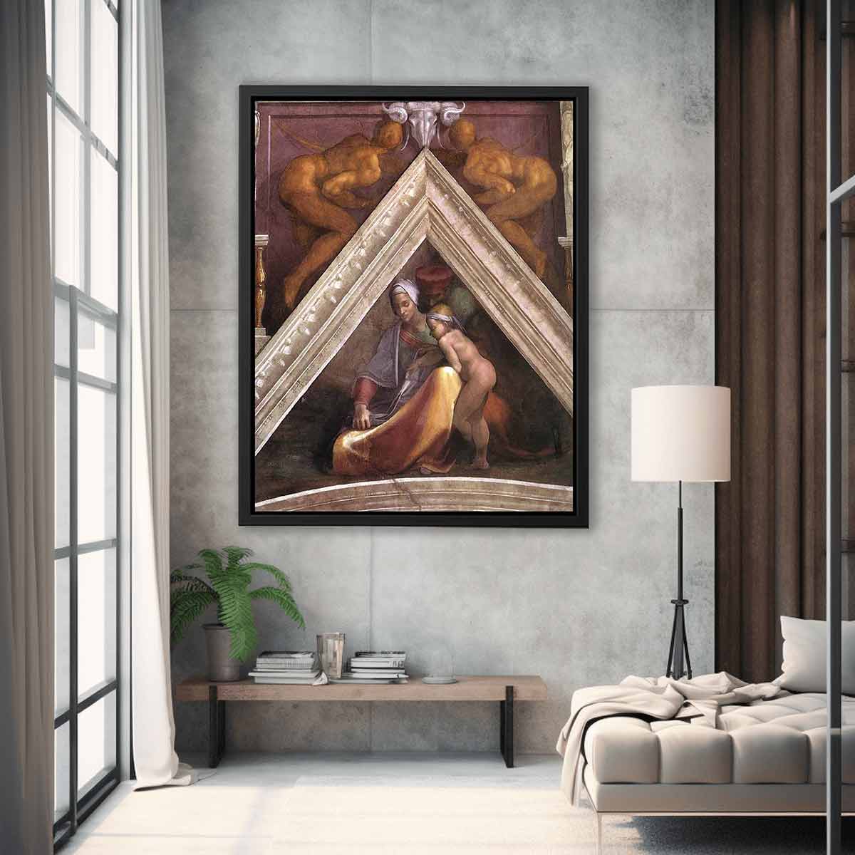 Ancestors of Christ: figures By Michelangelo Buonarroti