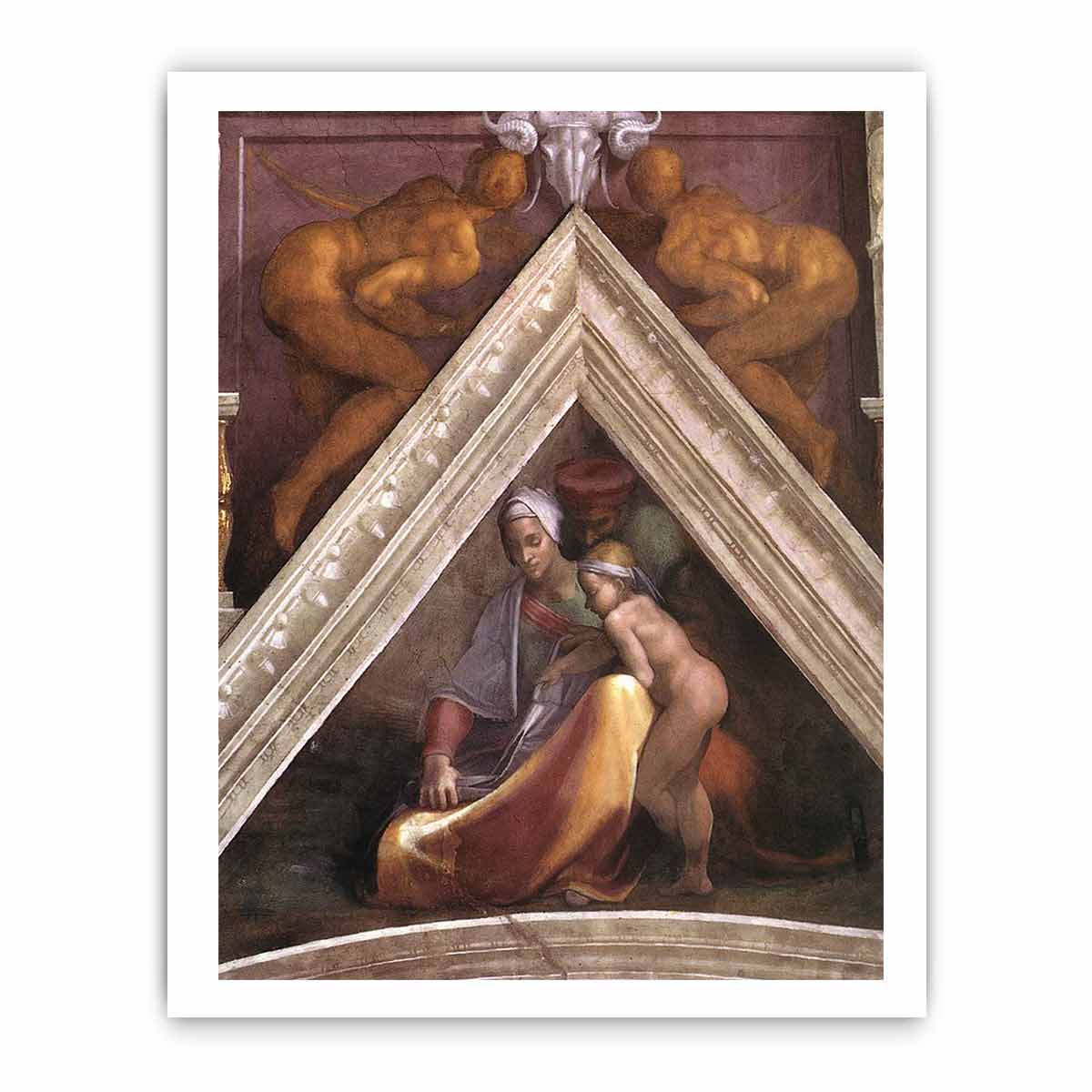 Ancestors of Christ: figures By Michelangelo Buonarroti