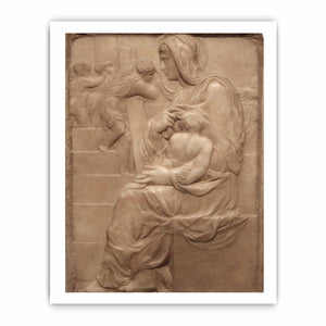Madonna of the Stairs By Michelangelo Buonarroti