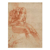 Male Nude Study By Michelangelo Buonarroti artwork preview