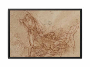 Study for a Resurrection of Christ By Michelangelo Buonarroti