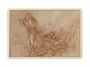 Study for a Resurrection of Christ By Michelangelo Buonarroti