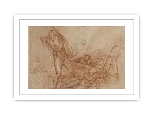 Study for a Resurrection of Christ By Michelangelo Buonarroti