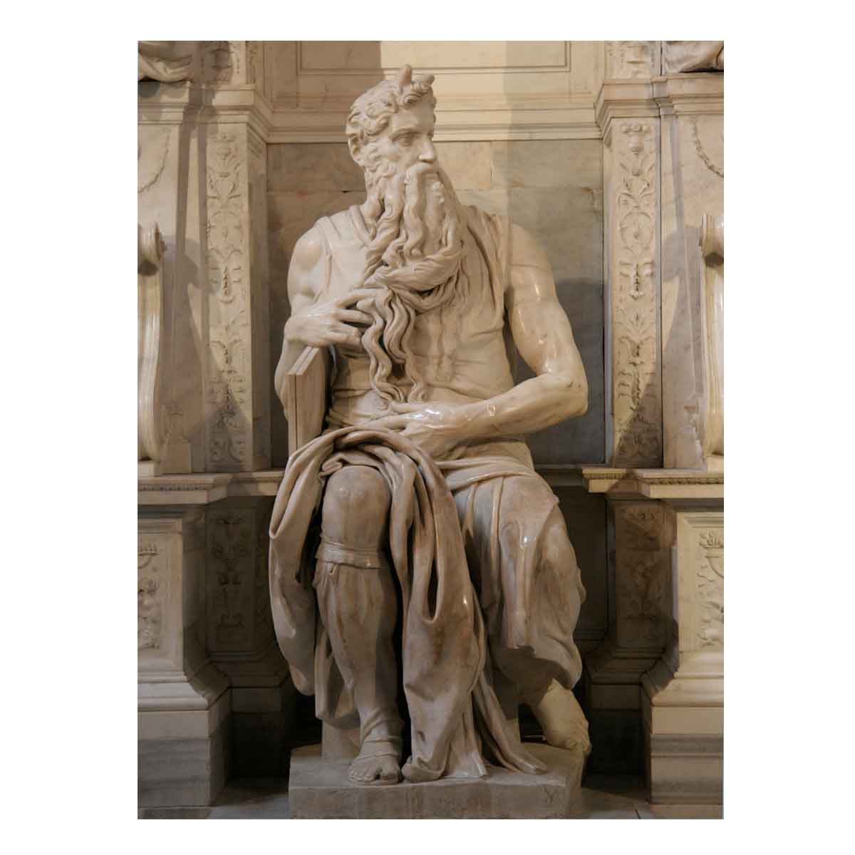 Moses By Michelangelo Buonarroti