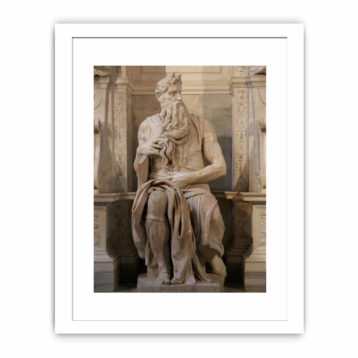Moses By Michelangelo Buonarroti