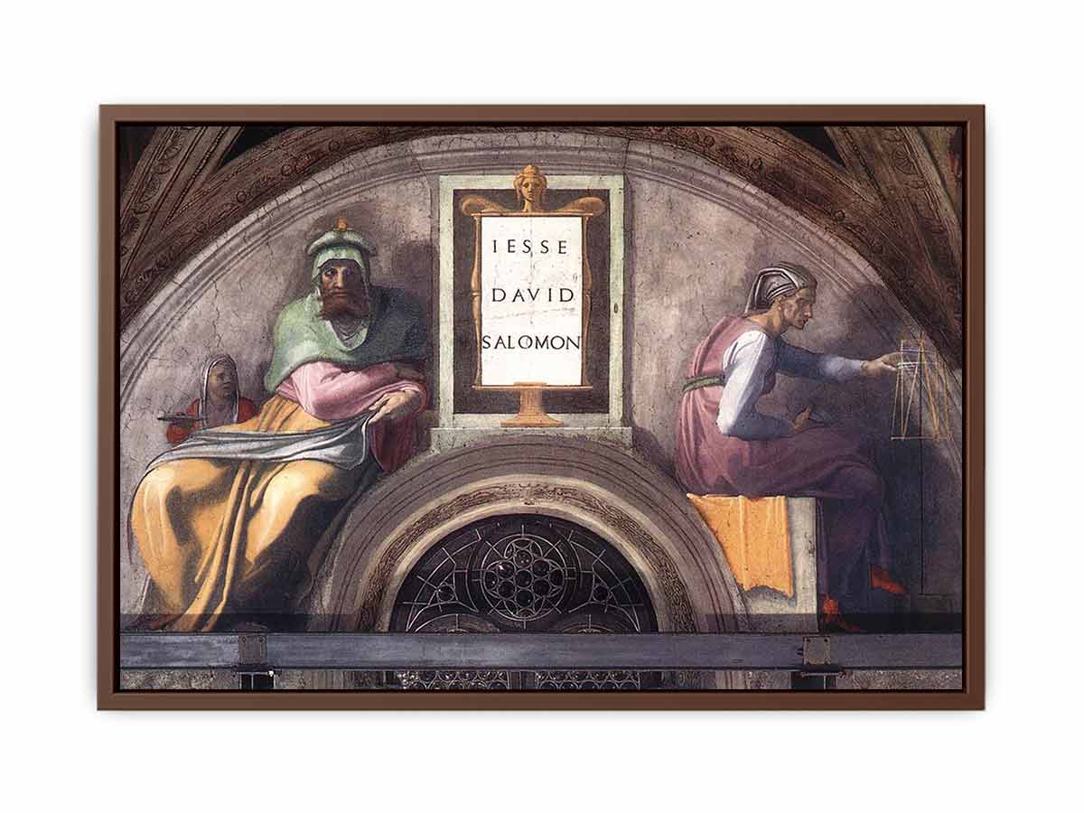 Jesse - David - Solomon By Michelangelo Buonarroti