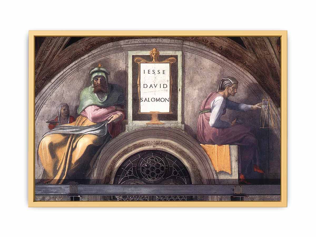 Jesse - David - Solomon By Michelangelo Buonarroti