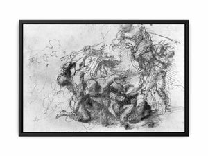 Battle Scene By Michelangelo Buonarroti