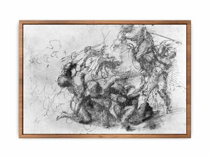 Battle Scene By Michelangelo Buonarroti