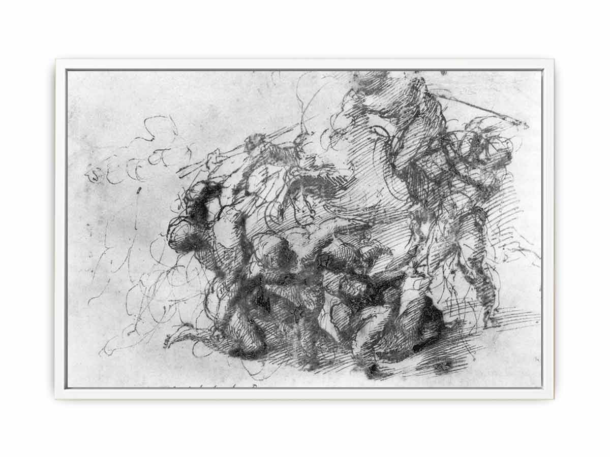 Battle Scene By Michelangelo Buonarroti