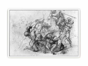Battle Scene By Michelangelo Buonarroti