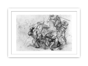 Battle Scene By Michelangelo Buonarroti