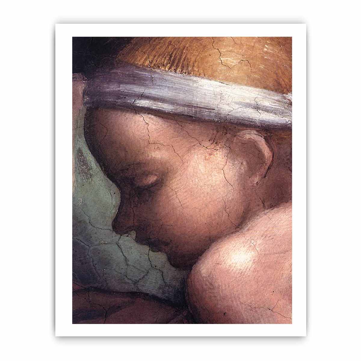 Ancestors of Christ: figures (detail) By Michelangelo Buonarroti
