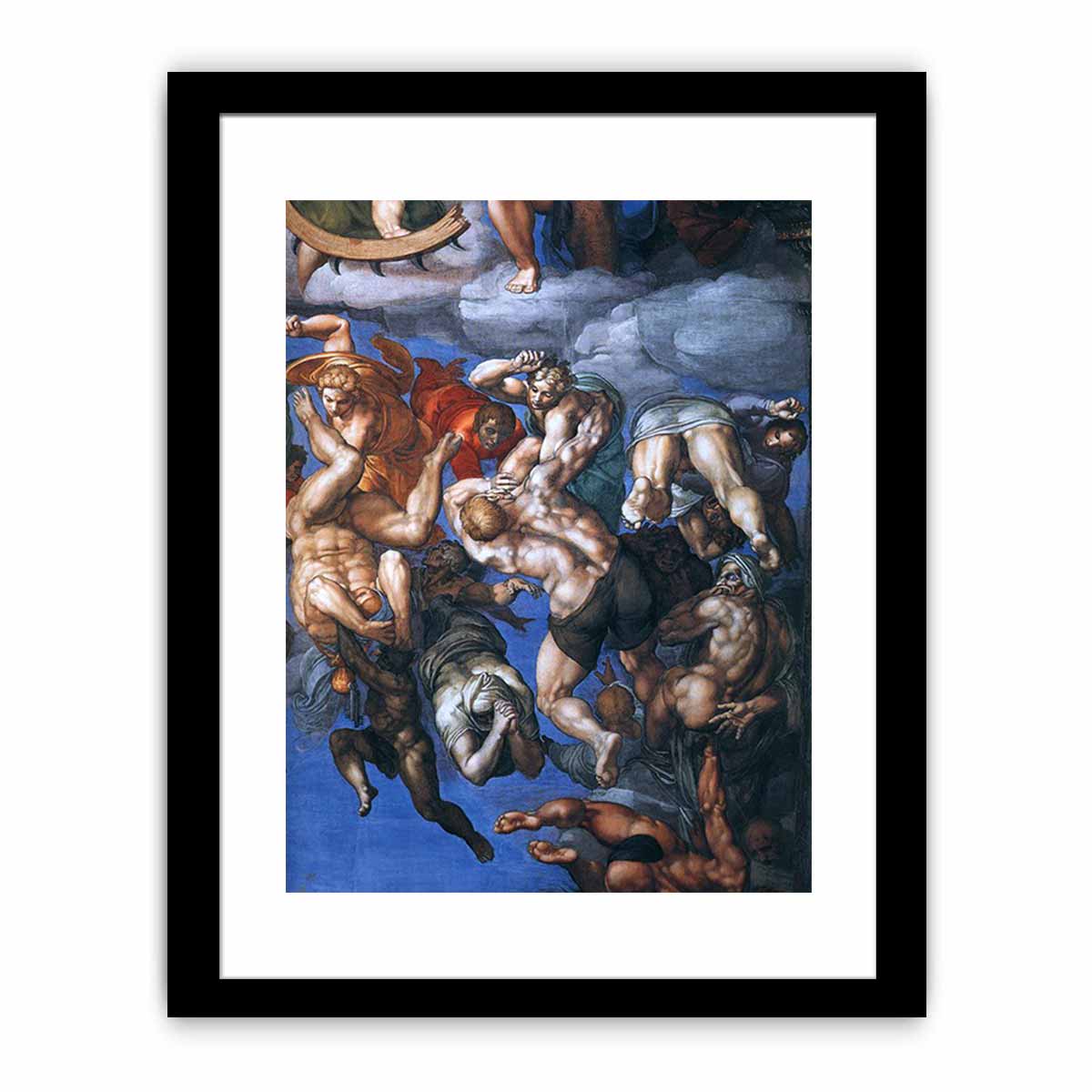 Last Judgment (detail-23) 1537-41 By Michelangelo Buonarroti